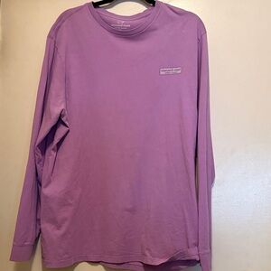 Vineyard Vines Lavender Long Sleeve Tee